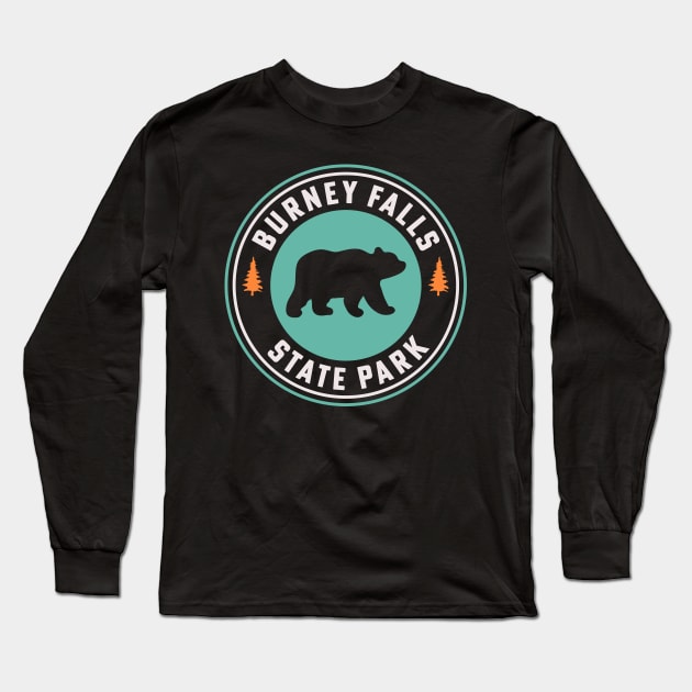 McArthur-Burney Falls State Park Burney Falls State Park Bear Long Sleeve T-Shirt by PodDesignShop